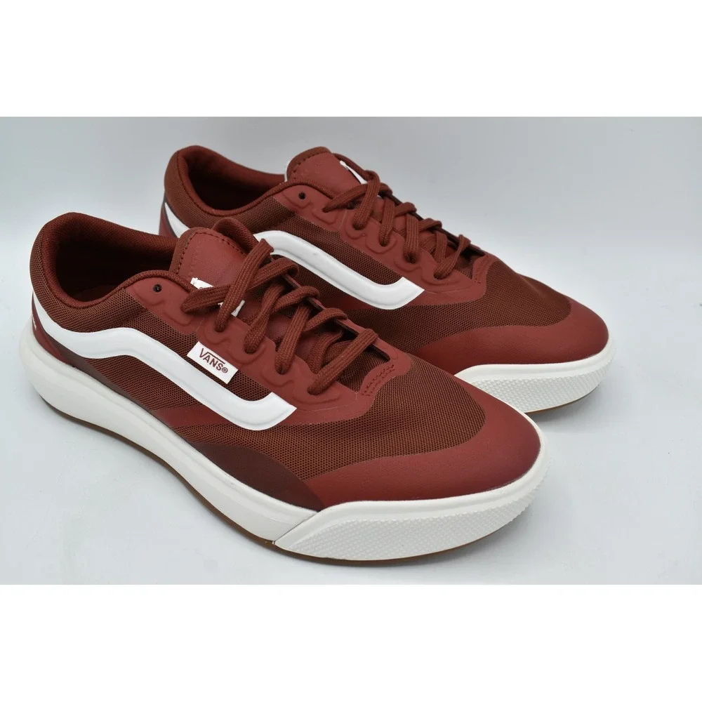 Vans Womens Size 8.5 MTE Ultrarange 2.0 RW Bordeaux Red Lace Up Sneakers Shoes